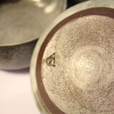 Lot of 6 enamelled stoneware bowls - 70s