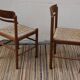 Paire de chaises bois et corde