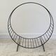 Magazine rack vintage log holder