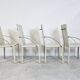 Carlo bartoli dining chairs for matteo grassi, 1980s