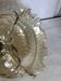 Vintage amber glass hanging