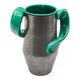 Vase vert et anthracite, 1960