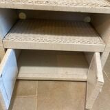 Vintage white wicker furniture
