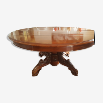 Table Louis Philippe mahogany 5 extensions