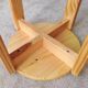 Vintage stool in solid pine chalet/Scandinavian style.