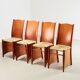 Philippe Starck Set of 4 Bob Dubois Dining Chairs for Driade Aleph Italy 1987