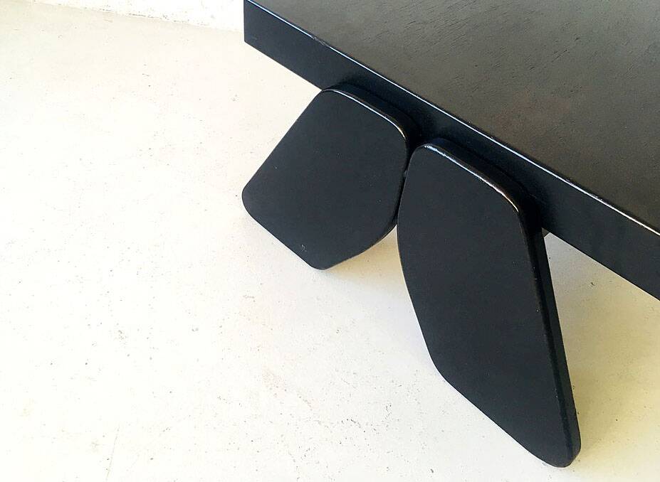 Vintage brutalist coffee table, 1970s