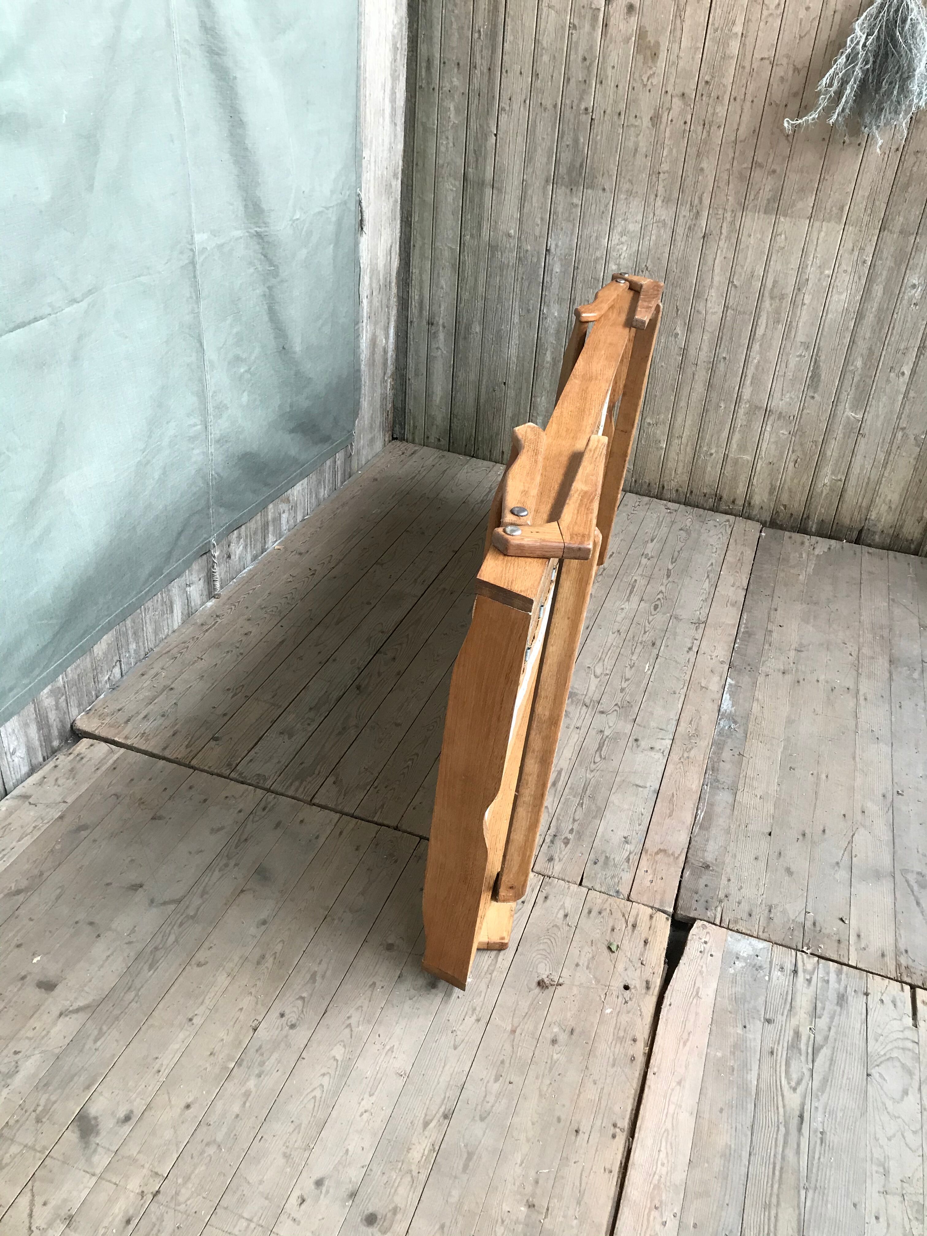 Bed folding a person