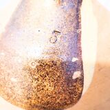 Antique partially glazed terracotta pitcher – 19th century rustic pottery