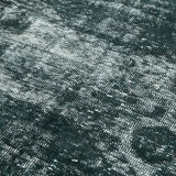 Hand-knotted contemporary oriental 1980s 158 cm x 276 cm black rug