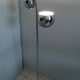Eyeball floor lamp with tulip base