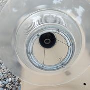 Holophane art deco glass pendant light