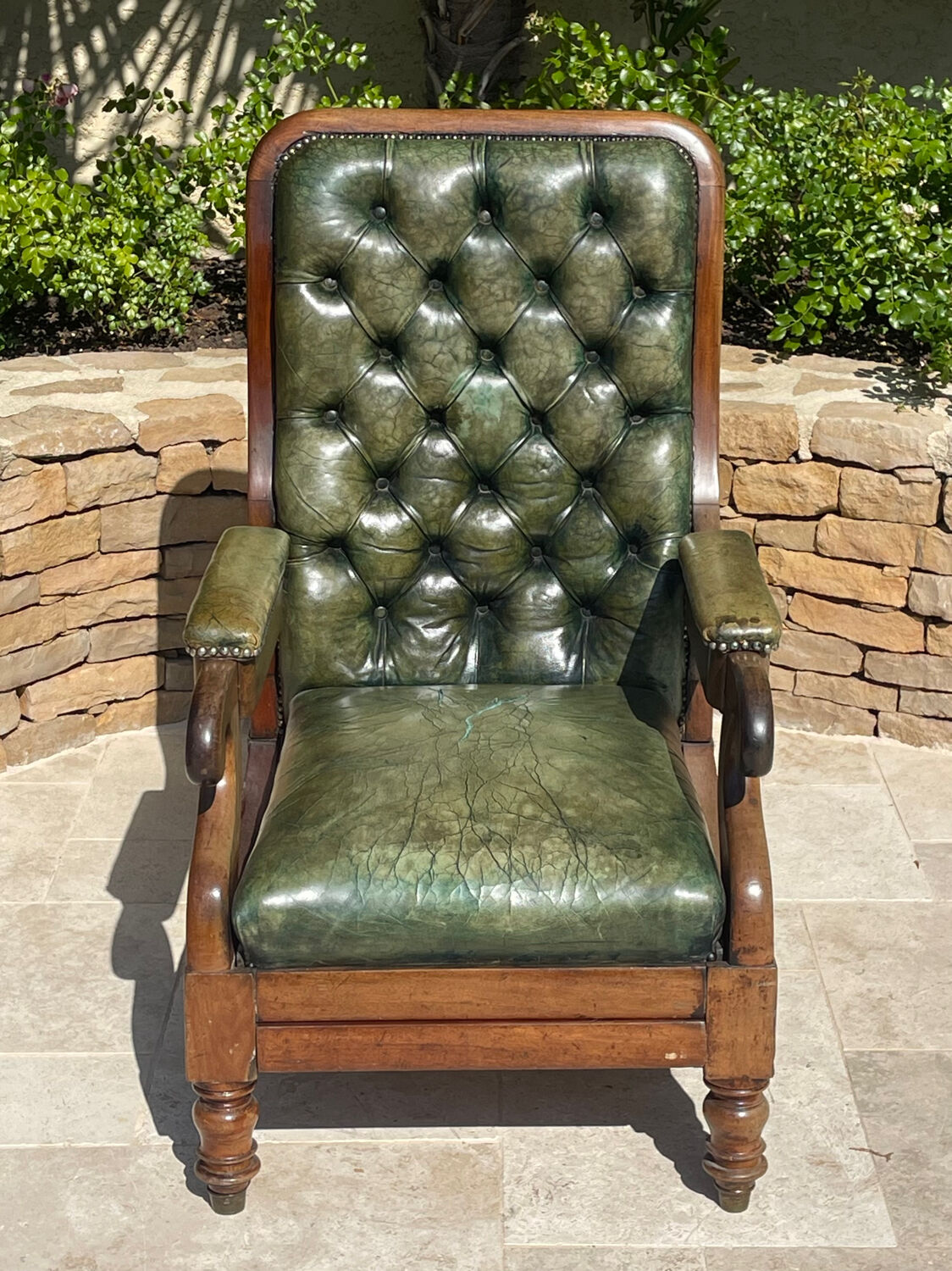 Chesterfield Mahogany Armchair