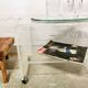 Vintage TV furniture in plexiglass