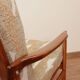 Vintage armchair in safari beige, 1965 mid-century modern design.