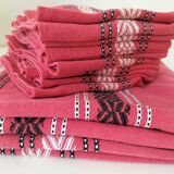 Tablecloth and 11 napkins set