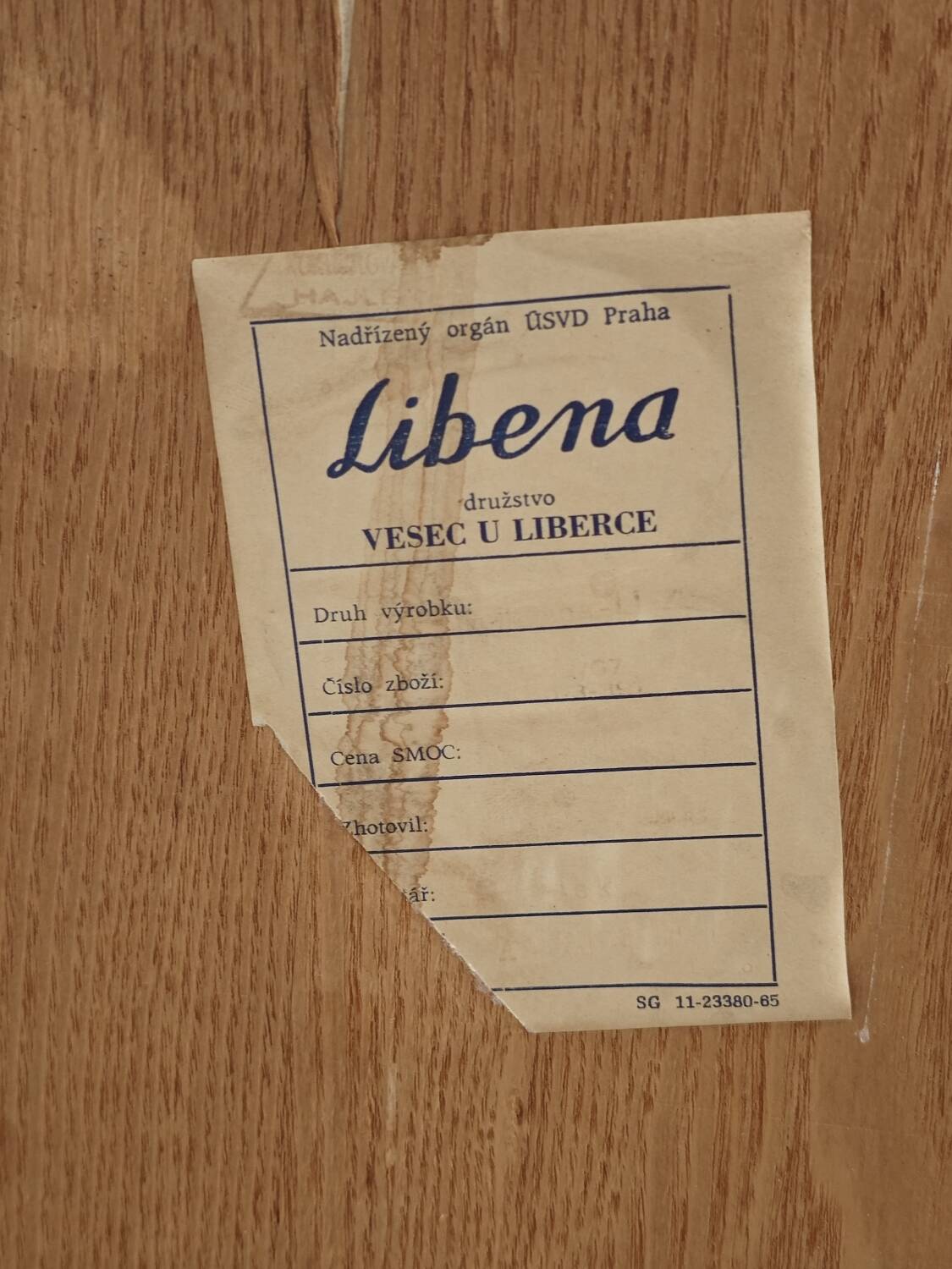 Libena 1960 glass display cabinet / bookcase