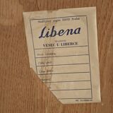 Libena 1960 glass display cabinet / bookcase