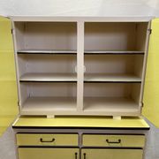 Yellow formica sideboard