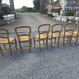 6 cherry wood chairs
