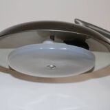 Metallic grey desk lamp FASE