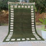 Beni Ouraine handwoven rug, traditional style, size 140 x 270 cm