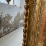 Louis Philippe Flowered Mirror 19th 84x150cm