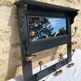 Vintage coat rack with mirror