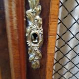 Library louis 15, old, door with fence