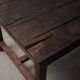 Farm table in solid pine, around 1900
