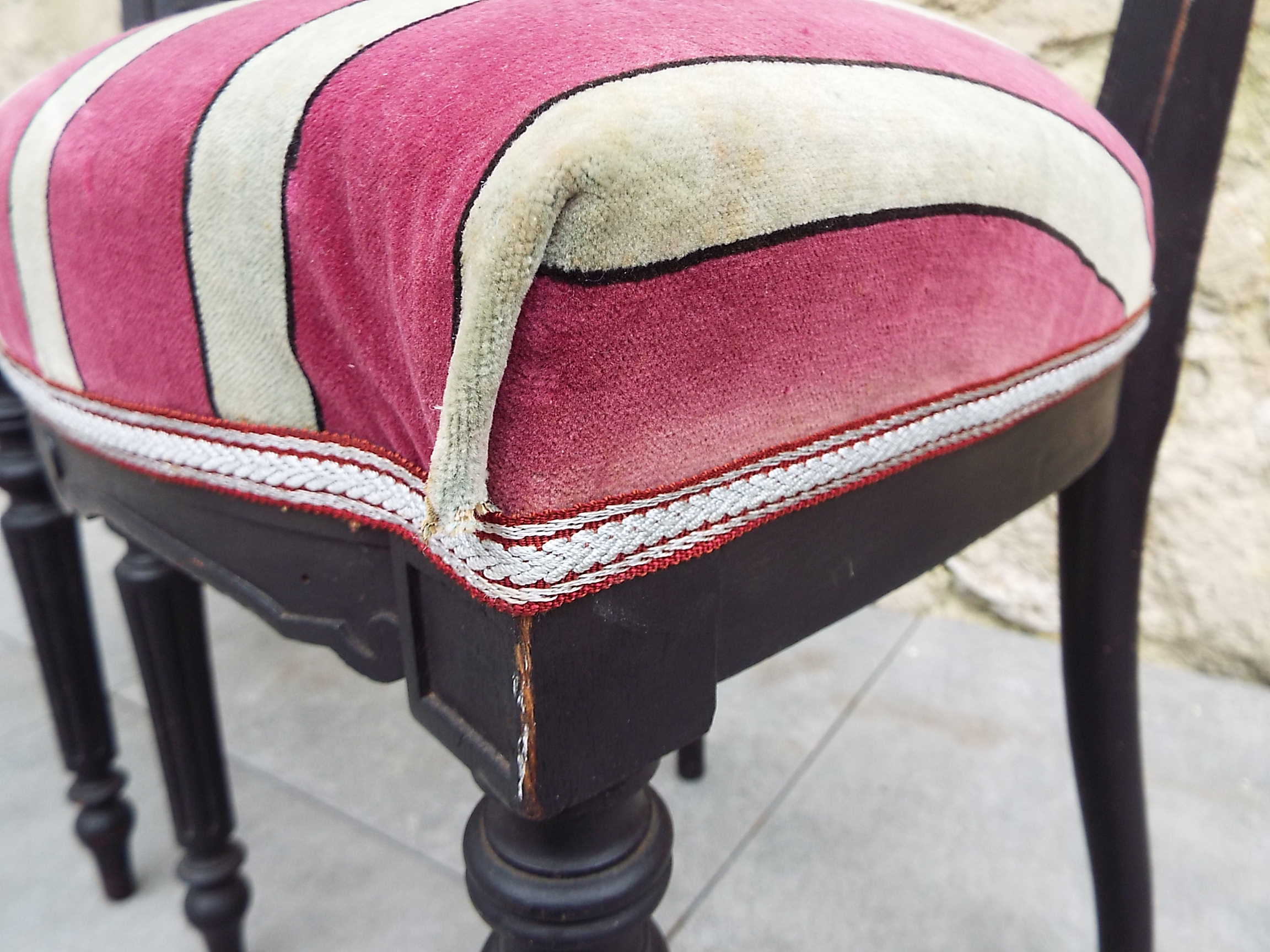 2 chairs Napoleon III style