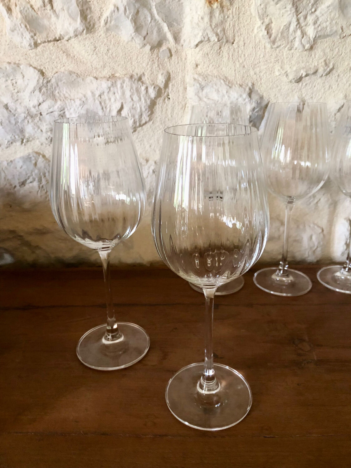 Ancient footed glasses