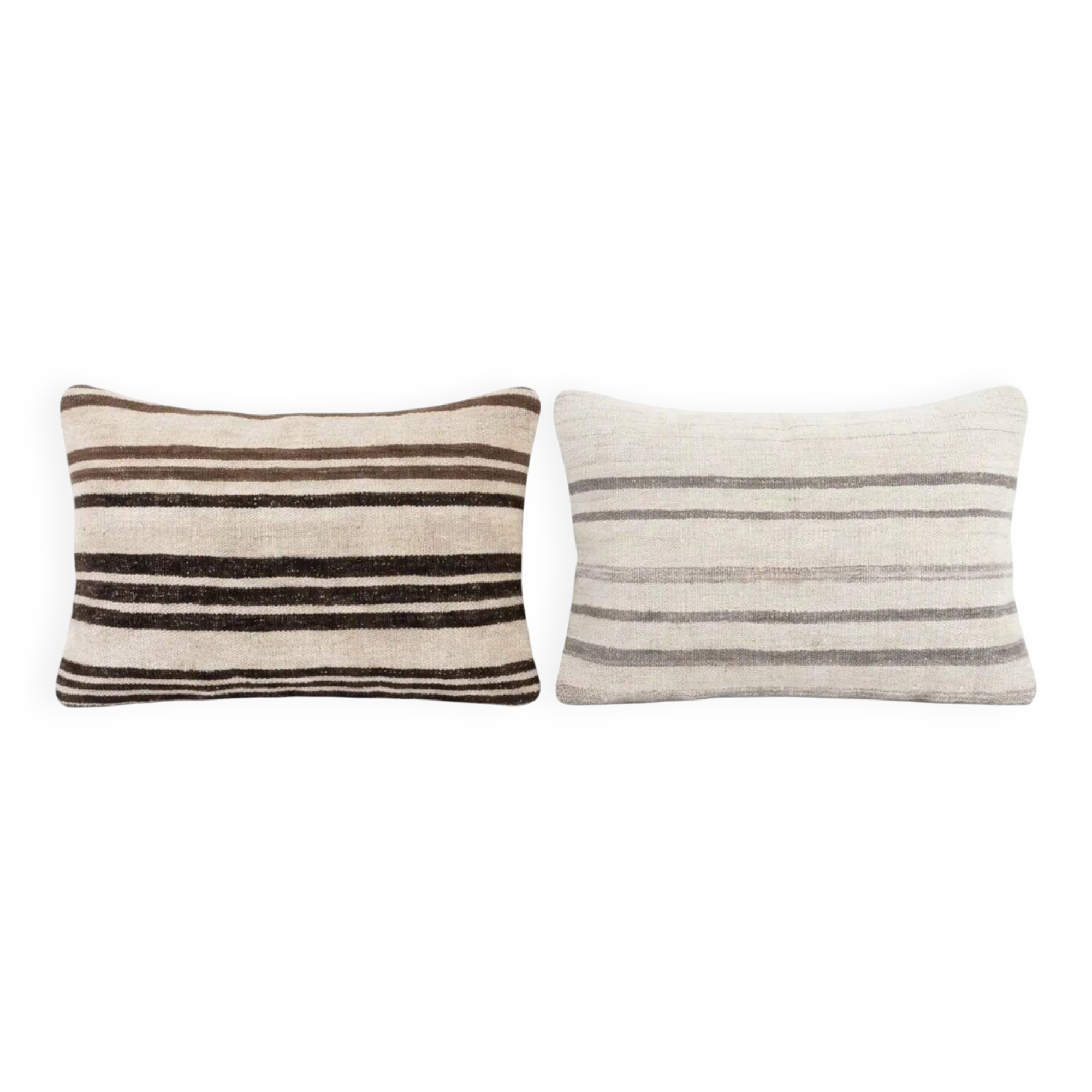Set of 2 vintage kilim cushion covers 41x61 cm