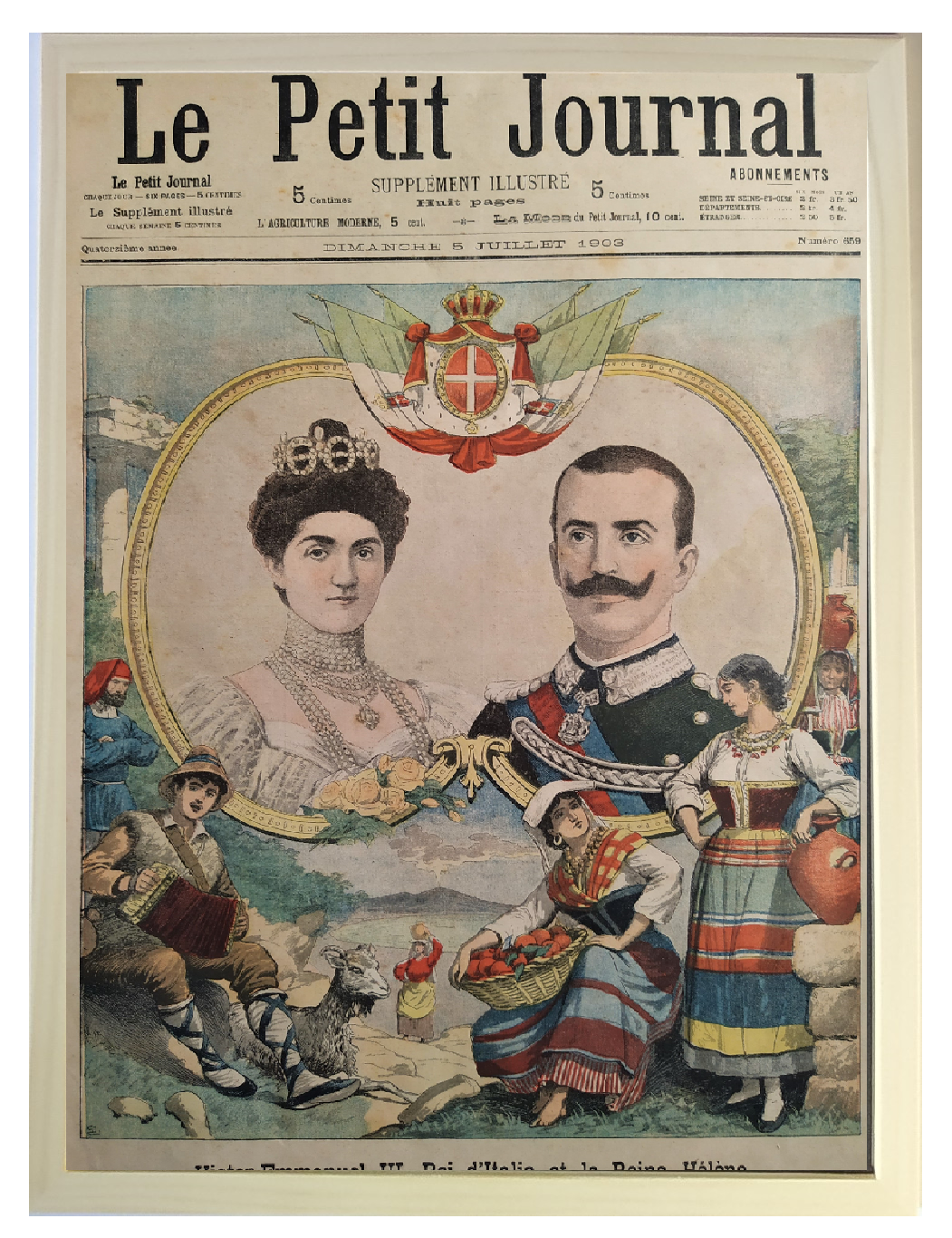 Victor-Emmanuel III, King of Italy and Queen Helena in 1903