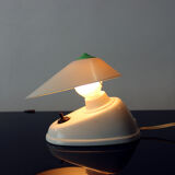 Lampes de table en bakélite blanche, années 1930