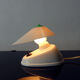 Lampes de table en bakélite blanche, années 1930