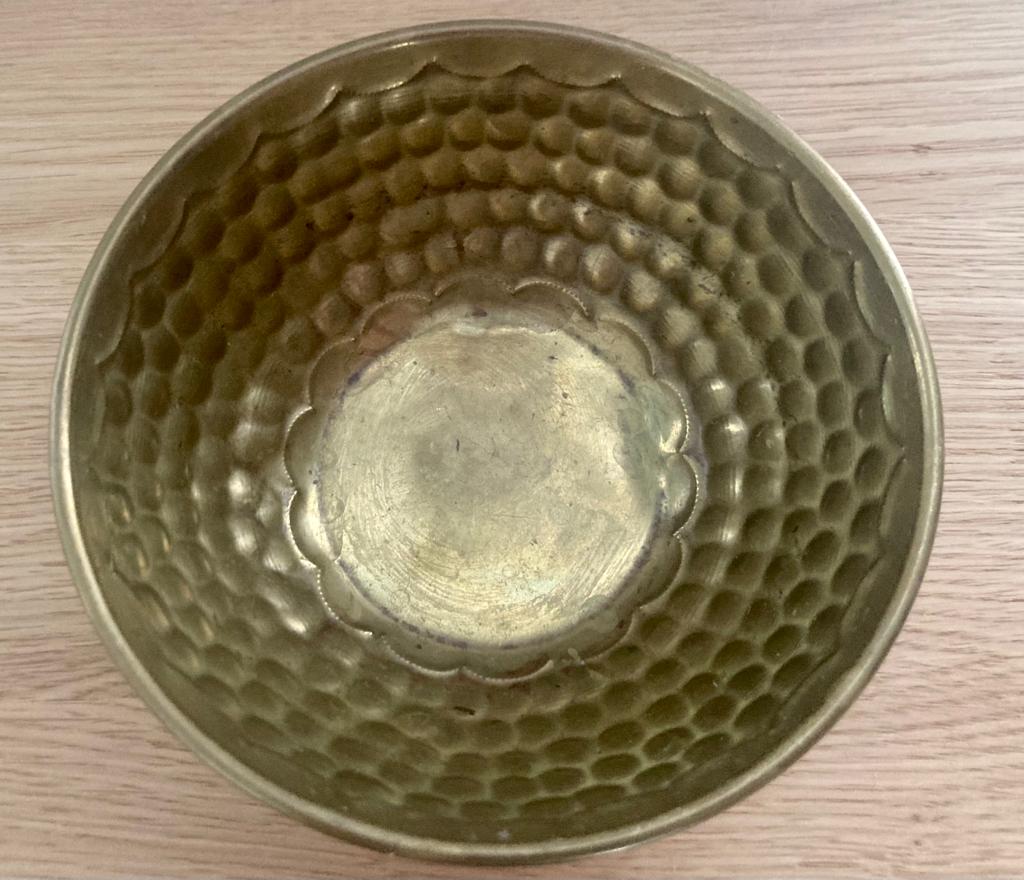 Bowl or empty brass pocket