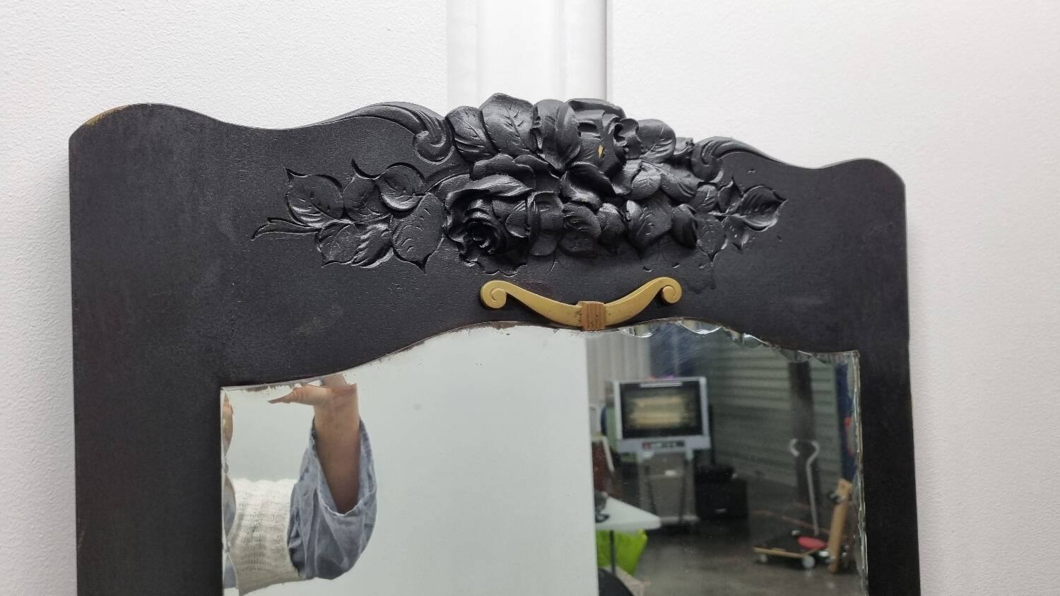 Large mirror from the early 20th century