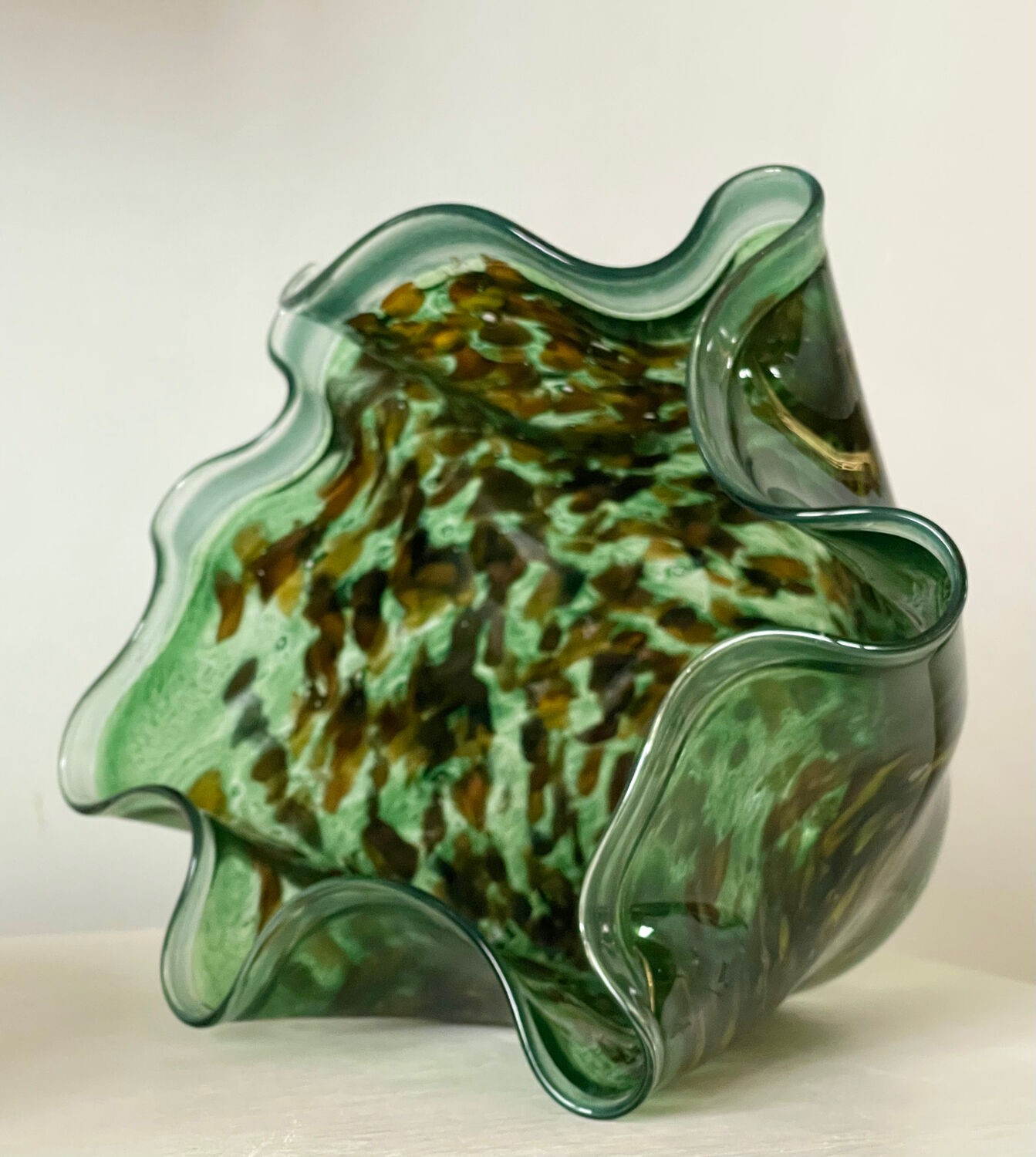 Blown glass vase 1970.