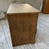 Aranjou elm brutalist desk