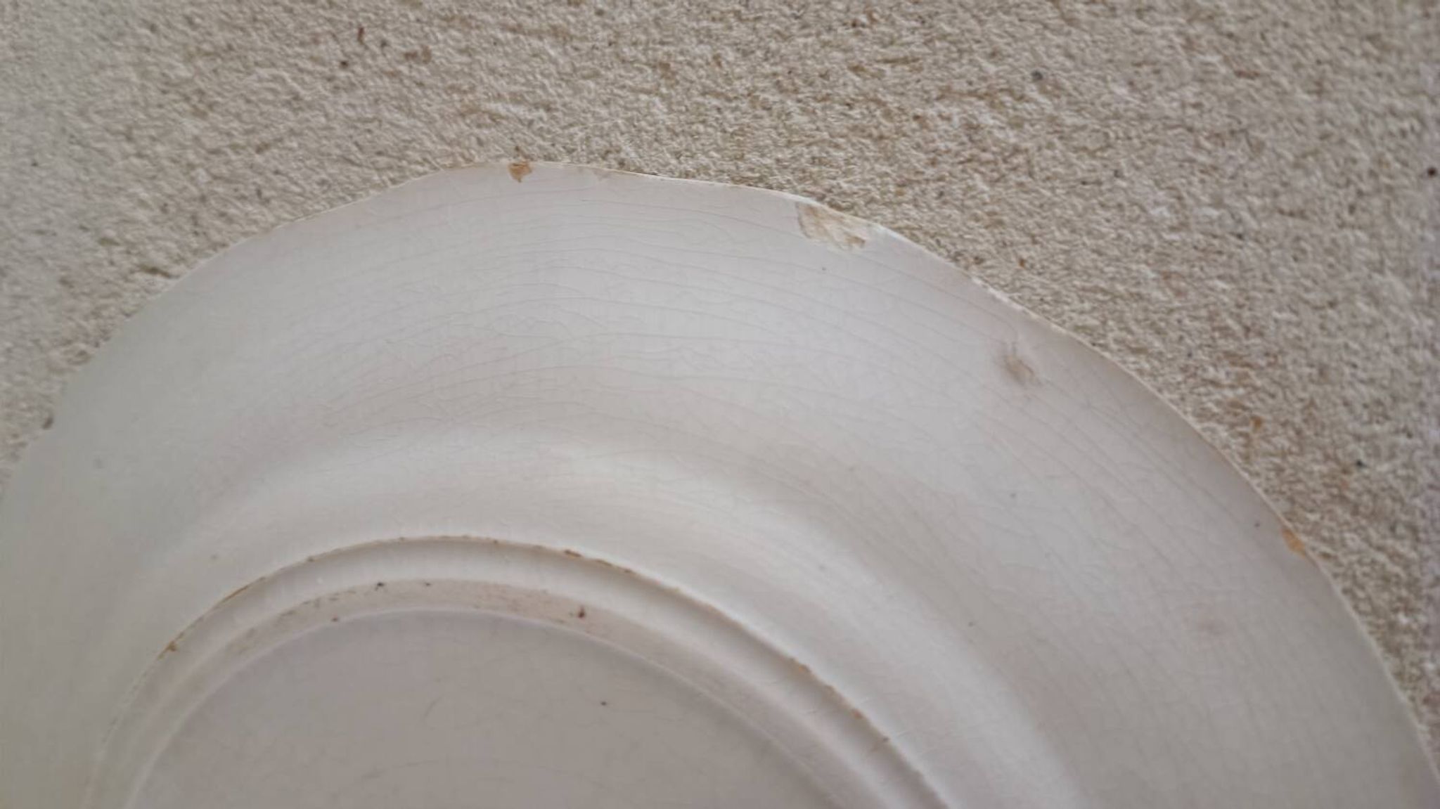 6 assiettes terre de fer Longwy