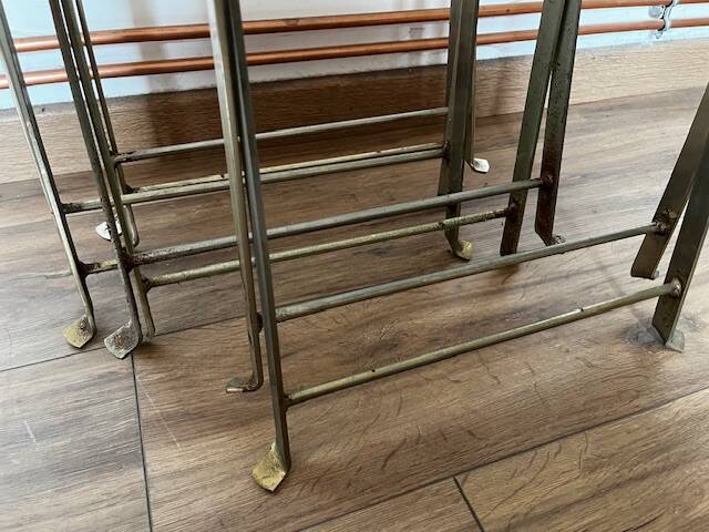 Set of 4 plexiglass folding chairs by Yonel Lebovici and Bernard Berthet 1970