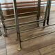 Set of 4 plexiglass folding chairs by Yonel Lebovici and Bernard Berthet 1970
