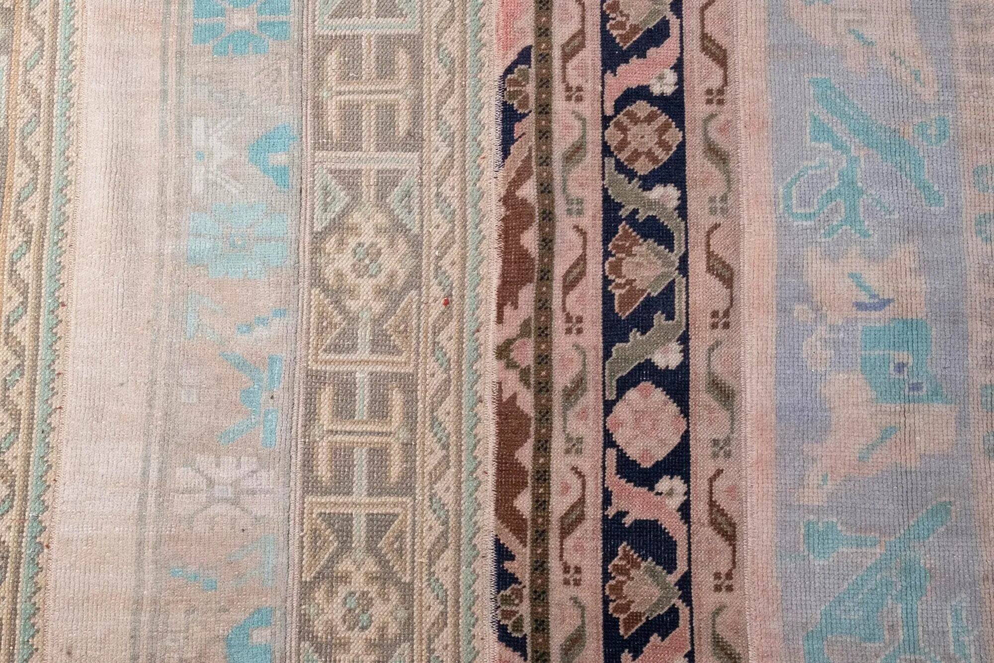 Vintage Turkish hallway rug 80x1 cm