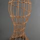 Head to hat Marotte Rattan hat shop head 1950