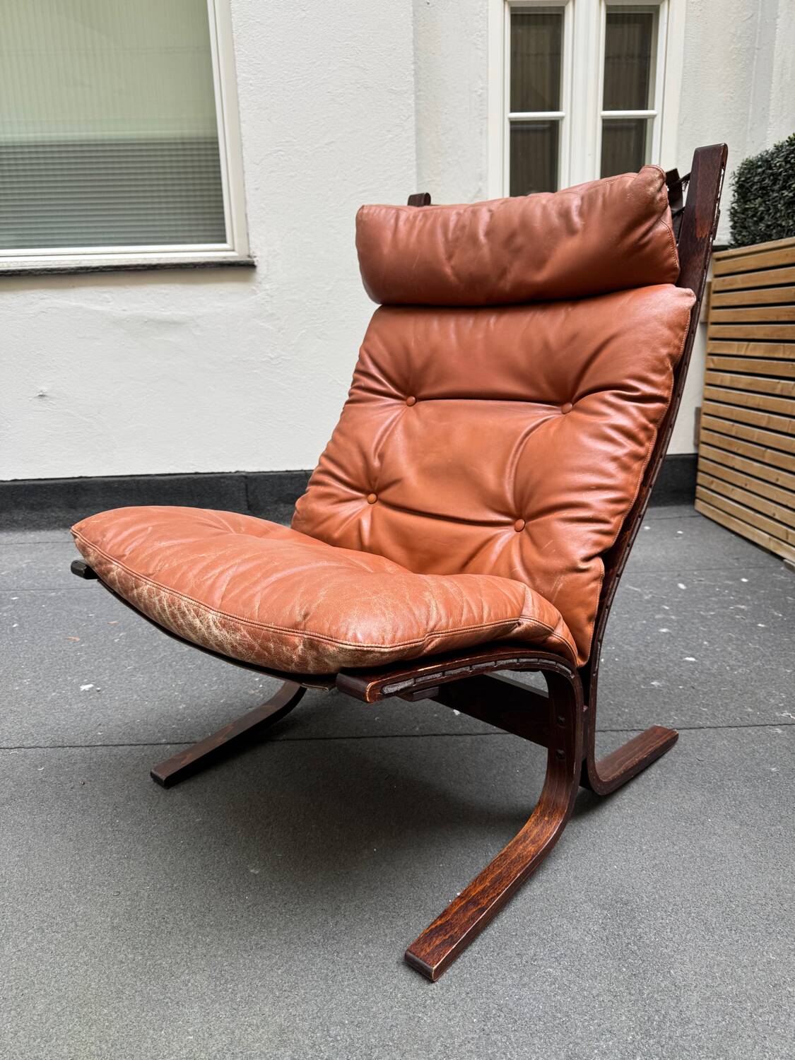 Fauteuil Siesta Lounge par Ingmar Relling pour Westnofa, Norvège