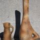 Ceramic vase (or pitcher), signed. (Agnès Escala, Vallauris)