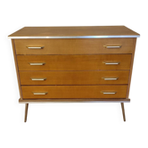 1960s 4-drawer chest of drawers