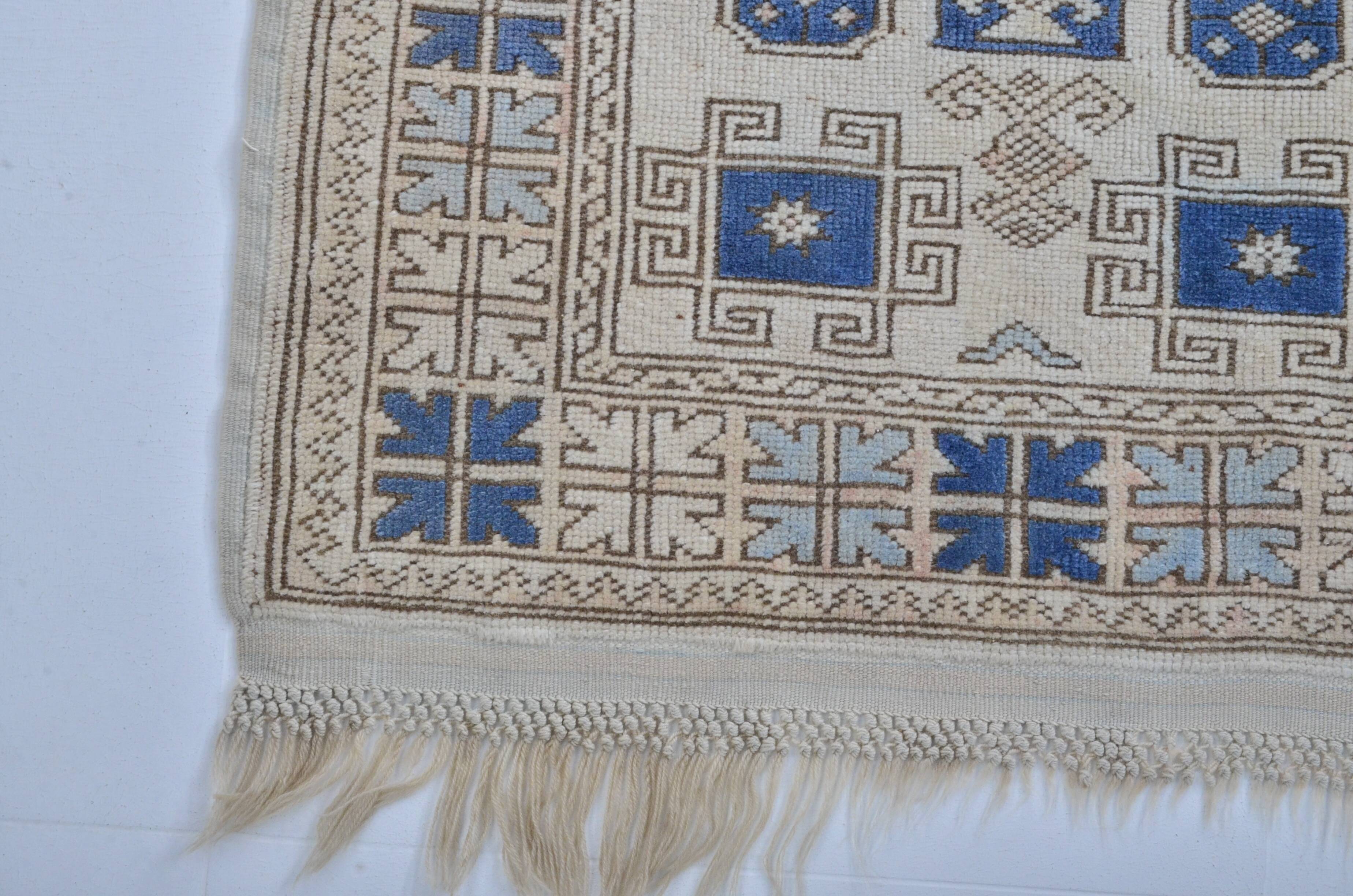 Turkish Oushak handmade rug sku 3593