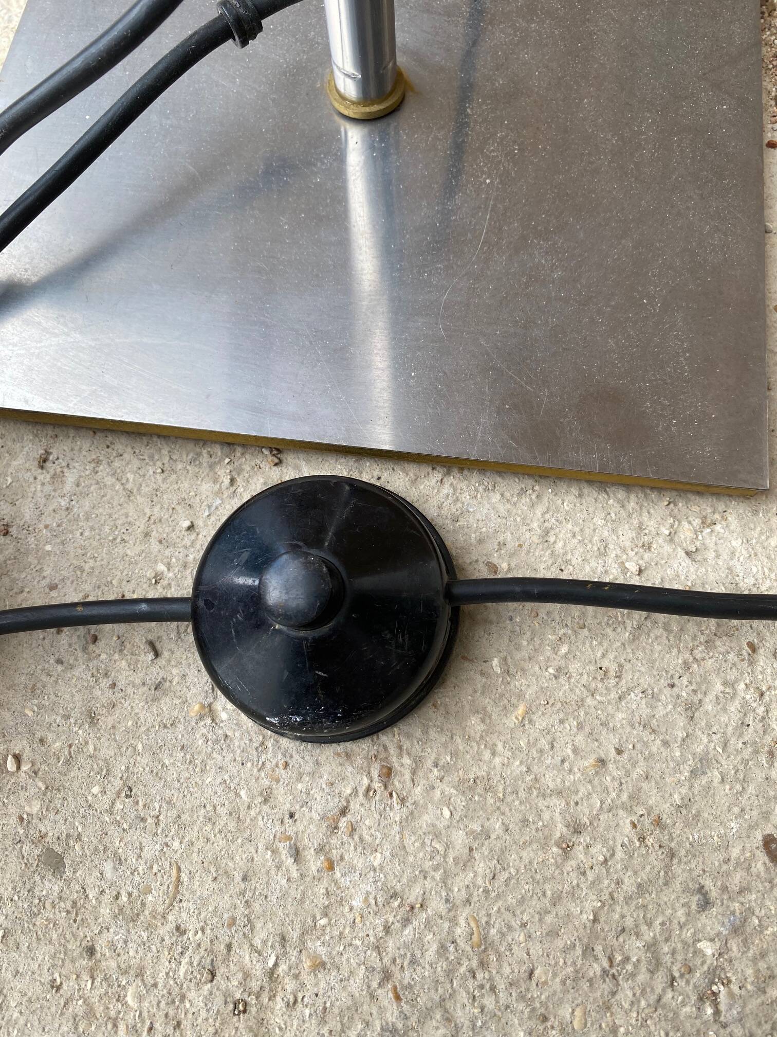 Lampadaire a 3 spots orientables annee 70